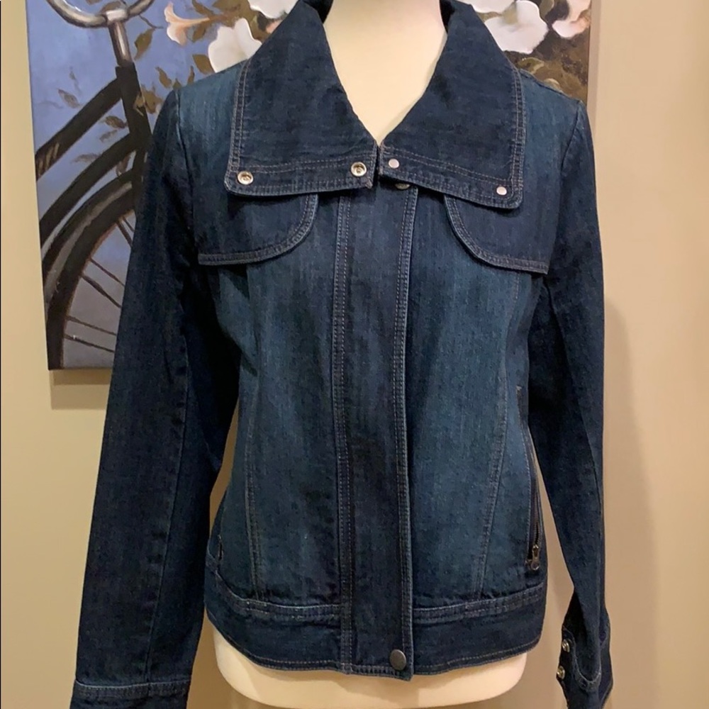 DNKY JEANS NWOT  denim jacket L
